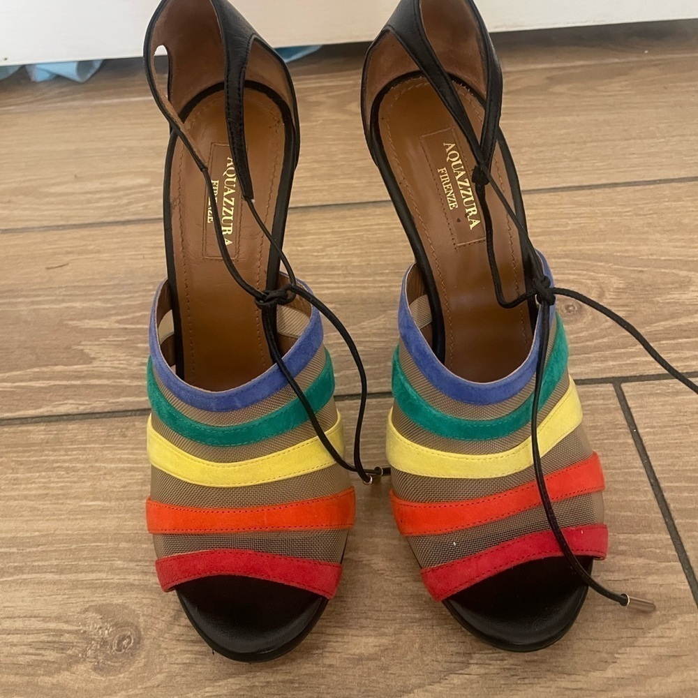 Aquazurra Rainbow Heels